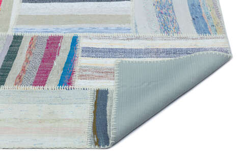 Apex Kilim Patchwork Unique Striped 25142 120 cm X 182 cm - 2