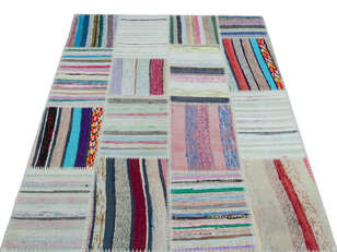 Apex Kilim Patchwork Unique Striped 25145 120 cm X 180 cm (3)