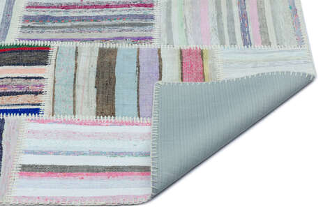 Apex Kilim Patchwork Unique Striped 25151 120 cm X 180 cm - 2