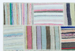 Apex Kilim Patchwork Unique Striped 25151 120 cm X 180 cm (5)
