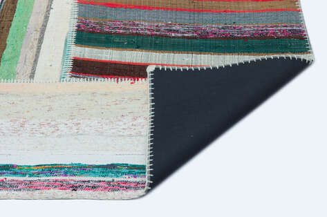 Apex Kilim Patchwork Unique Striped 25241 158 cm X 220 cm - 2