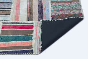 Apex Kilim Patchwork Unique Striped 25246 158 cm X 220 cm (2)