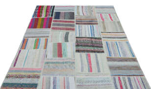 Apex Kilim Patchwork Unique Striped 25275 160 cm X 221 cm (3)