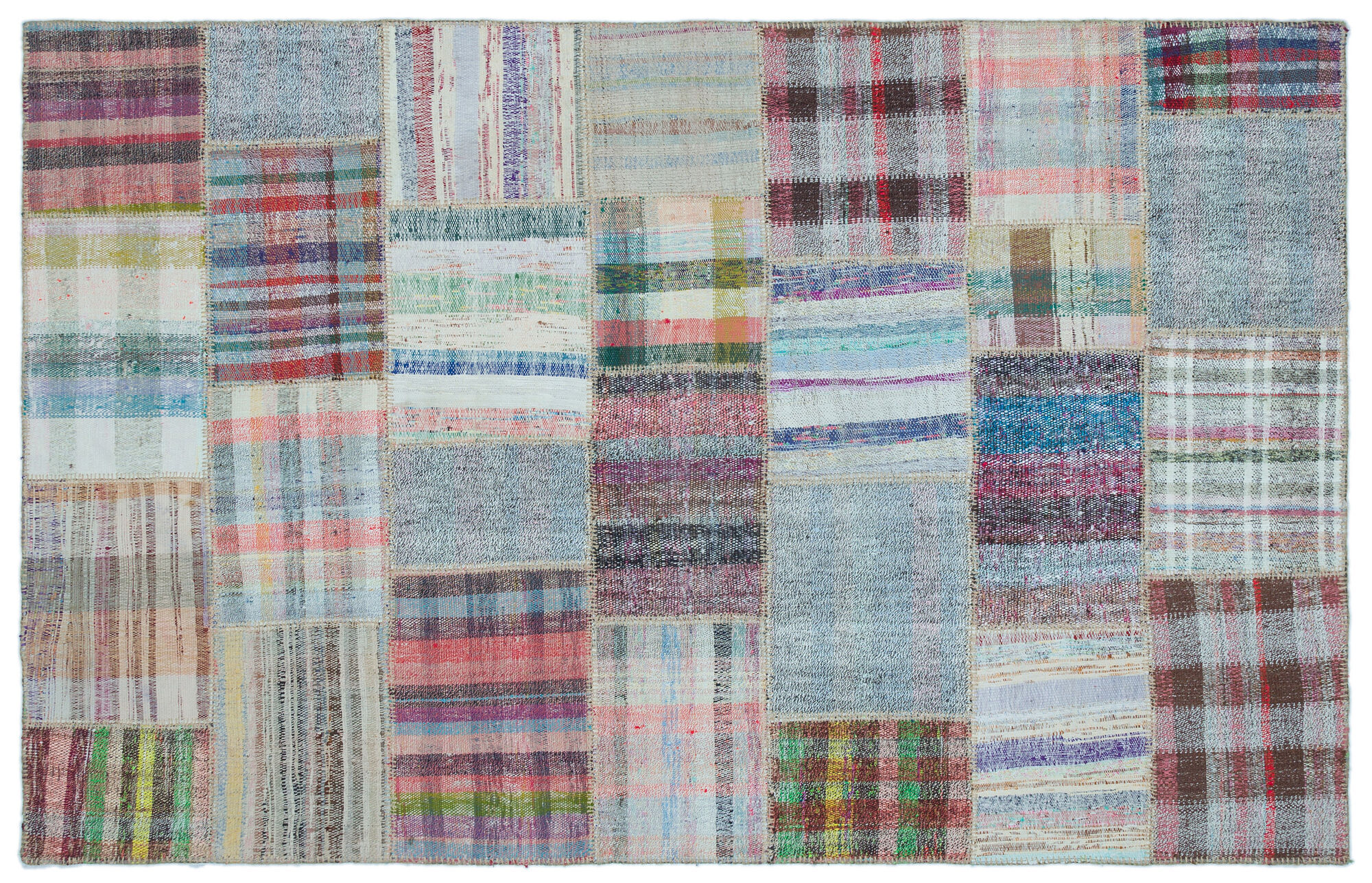 Apex Kilim Patchwork Unique Striped 25292 145 cm X 228 cm