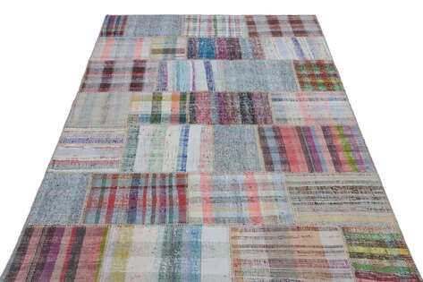 Apex Kilim Patchwork Unique Striped 25292 145 cm X 228 cm - 3