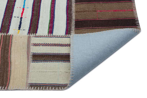 Apex Kilim Patchwork Unique Striped 25321 157 cm X 225 cm - 2