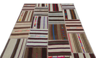 Apex Kilim Patchwork Unique Striped 25321 157 cm X 225 cm (3)