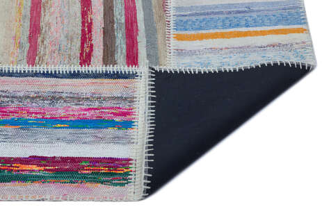 Apex Kilim Patchwork Unique Striped 25395 160 cm X 220 cm - 2