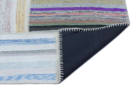 Apex Kilim Patchwork Unique Striped 25403 160 cm X 222 cm - 2