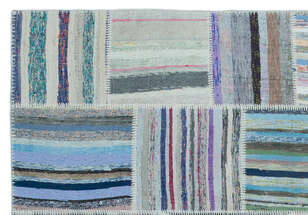Apex Kilim Patchwork Unique Striped 25408 160 cm X 227 cm (5)