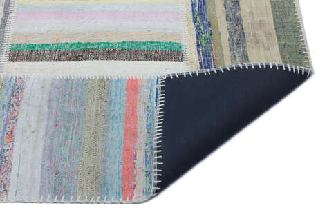 Apex Kilim Patchwork Unique Striped 25416 160 cm X 226 cm - 2