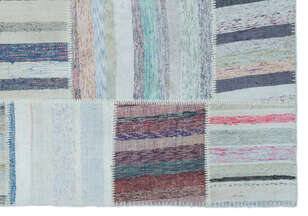 Apex Kilim Patchwork Unique Striped 25416 160 cm X 226 cm (4)