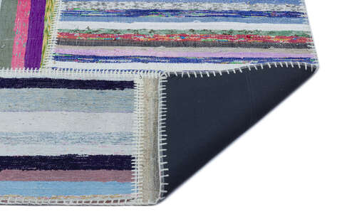 Apex Kilim Patchwork Unique Striped 25417 160 cm X 224 cm - 2