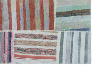 Apex Kilim Patchwork Unique Striped 25425 160 cm X 228 cm (4)