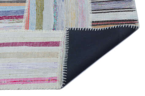 Apex Kilim Patchwork Unique Striped 25431 158 cm X 227 cm - 2