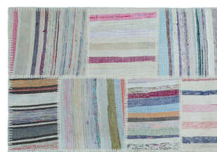 Apex Kilim Patchwork Unique Striped 25431 158 cm X 227 cm (5)