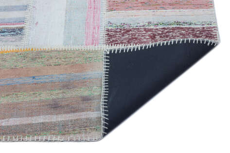 Apex Kilim Patchwork Unique Striped 25433 160 cm X 226 cm - 2