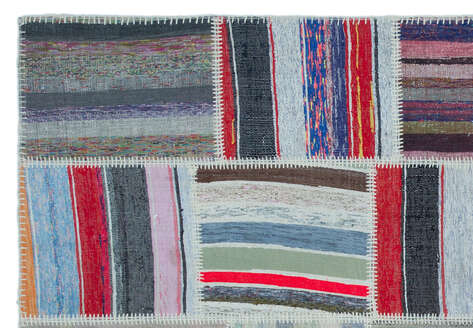 Apex Kilim Patchwork Unique Striped 25435 160 cm X 230 cm - 5