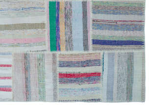 Apex Kilim Patchwork Unique Striped 25438 160 cm X 226 cm (4)