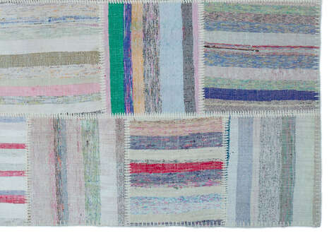 Apex Kilim Patchwork Unique Striped 25438 160 cm X 226 cm - 4