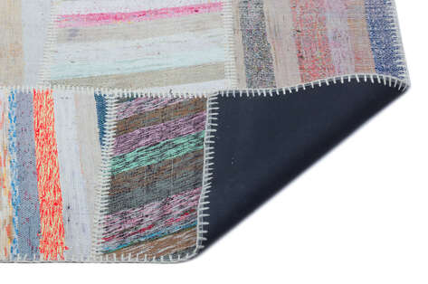 Apex Kilim Patchwork Unique Striped 25447 160 cm X 224 cm - 2