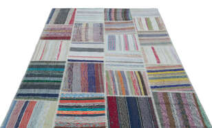 Apex Kilim Patchwork Unique Striped 25449 160 cm X 230 cm (3)