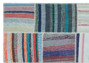 Apex Kilim Patchwork Unique Striped 25449 160 cm X 230 cm (5)