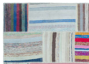 Apex Kilim Patchwork Unique Striped 25451 160 cm X 224 cm (5)