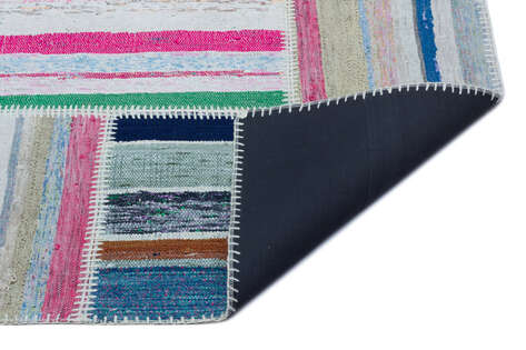 Apex Kilim Patchwork Unique Striped 25456 160 cm X 225 cm - 2