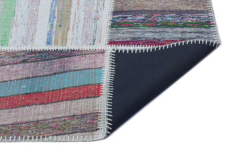 Apex Kilim Patchwork Unique Striped 25464 160 cm X 228 cm - 2