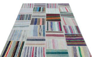 Apex Kilim Patchwork Unique Striped 25482 160 cm X 225 cm (3)