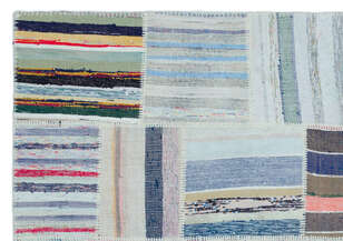 Apex Kilim Patchwork Unique Striped 25482 160 cm X 225 cm (5)