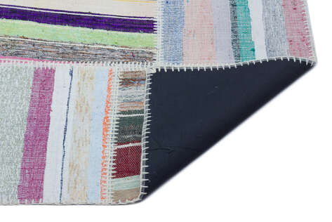 Apex Kilim Patchwork Unique Striped 25489 160 cm X 228 cm - 2
