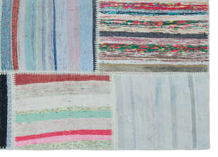 Apex Kilim Patchwork Unique Striped 25505 160 cm X 225 cm (4)