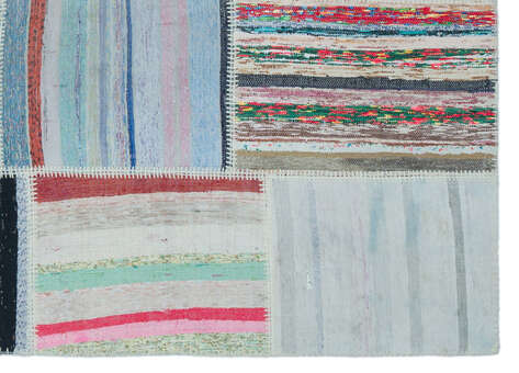 Apex Kilim Patchwork Unique Striped 25505 160 cm X 225 cm - 4