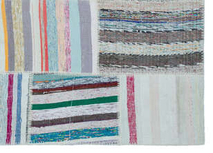 Apex Kilim Patchwork Unique Striped 25507 160 cm X 227 cm (4)