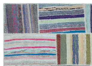 Apex Kilim Patchwork Unique Striped 25507 160 cm X 227 cm (5)