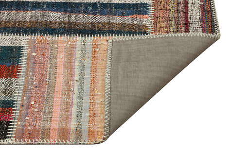 Apex Kilim Patchwork Unique Striped 36182 158 cm X 232 cm - 2