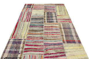 Apex Kilim Patchwork Unique Striped 36305 157 cm X 220 cm (3)