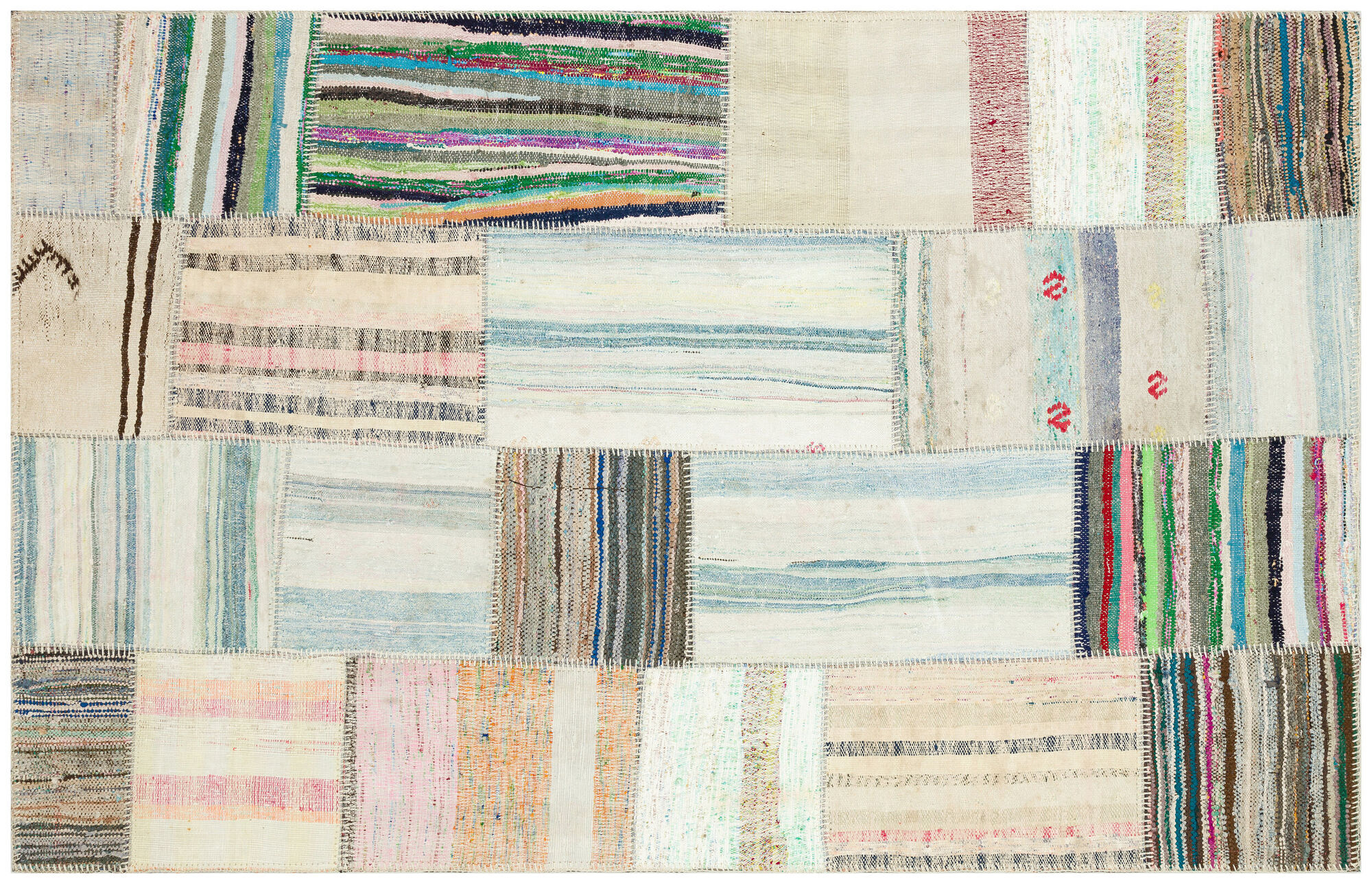 Apex Kilim Patchwork Unique Striped 36318 155 cm X 240 cm