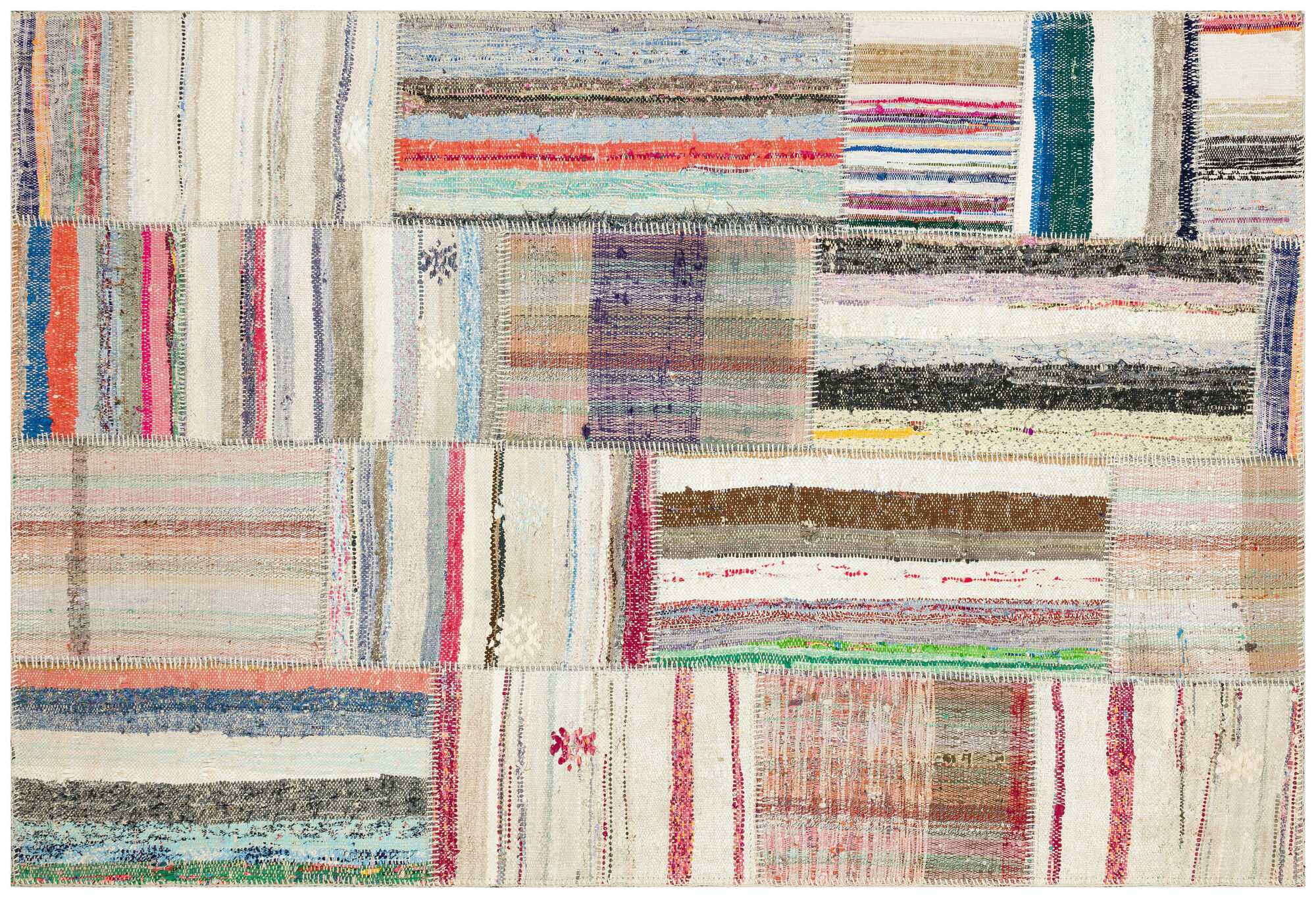 Apex Kilim Patchwork Unique Striped 36321 157 cm X 234 cm