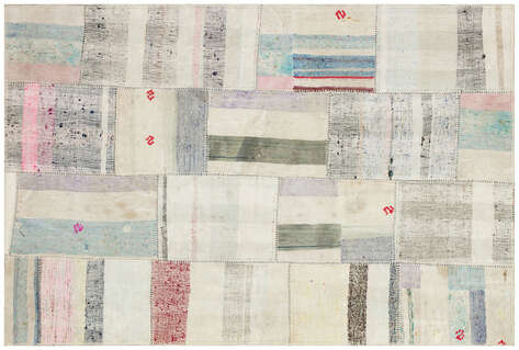 Apex Kilim Patchwork Unique Striped 36323 155 cm X 230 cm - 1