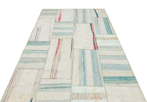 Apex Kilim Patchwork Unique Striped 36336 161 cm X 239 cm - 3