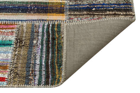 Apex Kilim Patchwork Unique Striped 36339 153 cm X 227 cm - 2