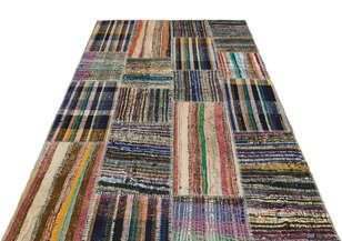 Apex Kilim Patchwork Unique Striped 36339 153 cm X 227 cm (3)