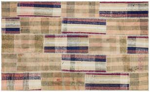 Apex Kilim Patchwork Unique Striped 36347 138 cm X 225 cm (1)