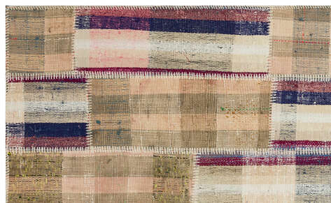 Apex Kilim Patchwork Unique Striped 36347 138 cm X 225 cm - 4