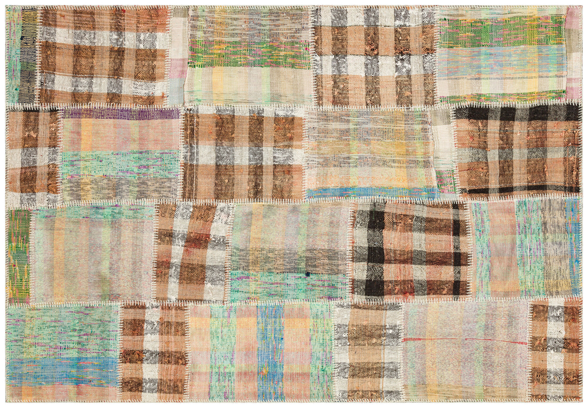 Apex Kilim Patchwork Unique Striped 36349 146 cm X 213 cm