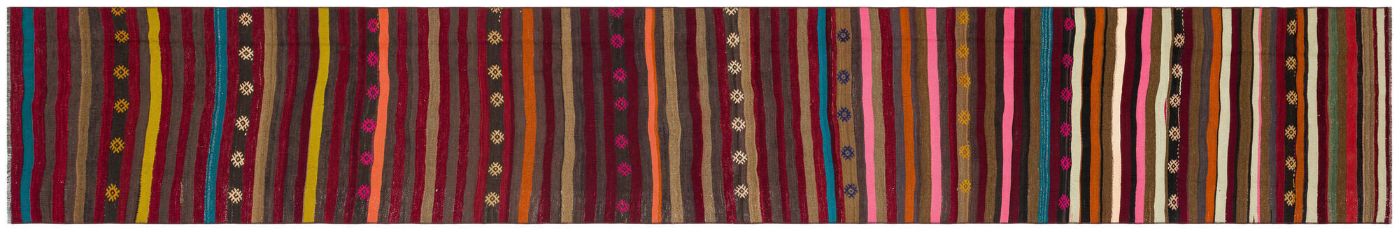 Apex Kilim Halı Striped 36400 081 cm X 480 cm
