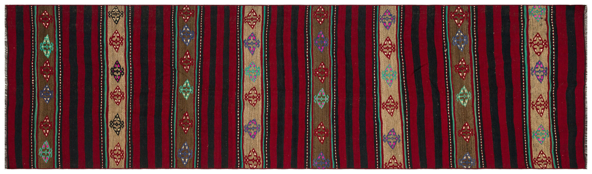 Apex Kilim Halı Striped 36429 090 cm X 311 cm